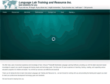 Tablet Screenshot of languagelabtraining.com